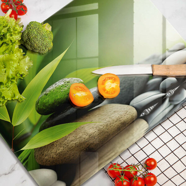 Sklo za sporák Zen bambusové kameny