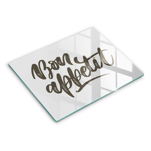 Deska za sporák Bon appetit nápis