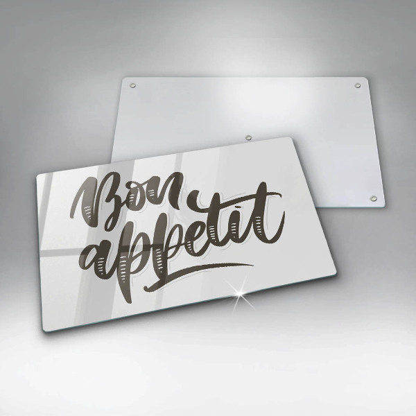 Deska za sporák Bon appetit nápis