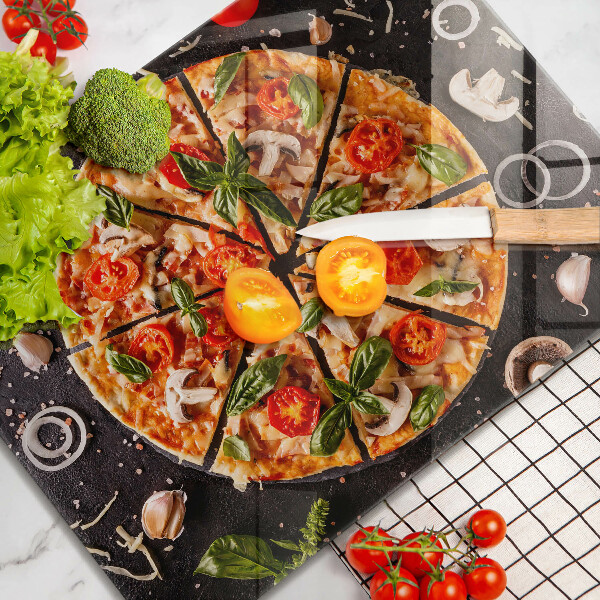 Deska za sporák Pizza s houbami