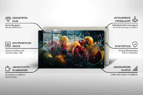 Deska za sporák Ovoce ve vodě