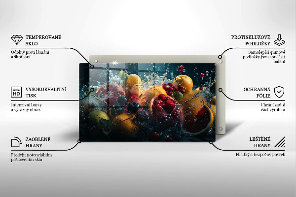 Deska za sporák Ovoce ve vodě