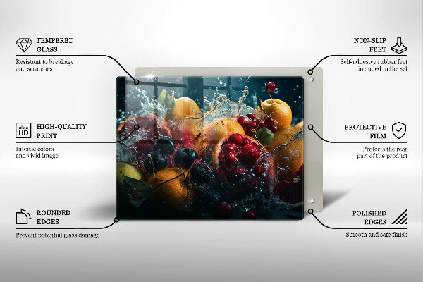 Deska za sporák Ovoce ve vodě