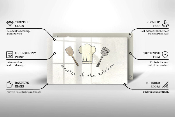 Deska za sporák Master of the kitchen