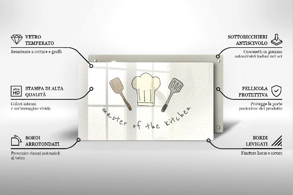 Deska za sporák Master of the kitchen