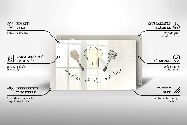 Deska za sporák Master of the kitchen