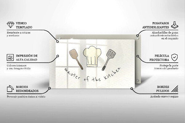 Deska za sporák Master of the kitchen