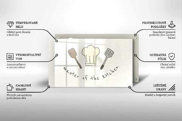 Deska za sporák Master of the kitchen