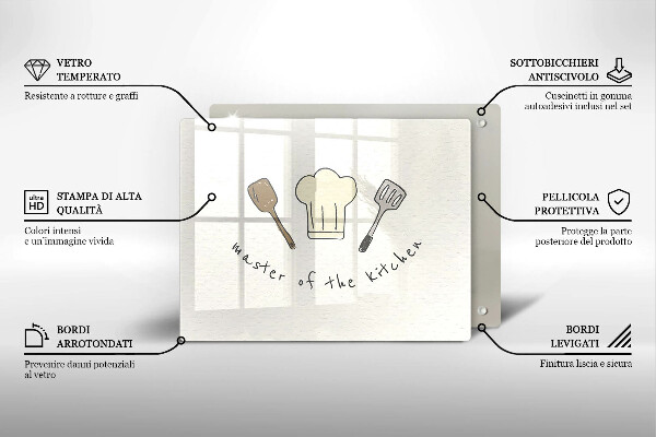 Deska za sporák Master of the kitchen