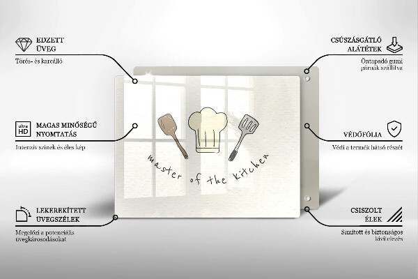 Deska za sporák Master of the kitchen