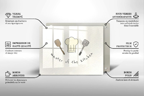 Deska za sporák Master of the kitchen