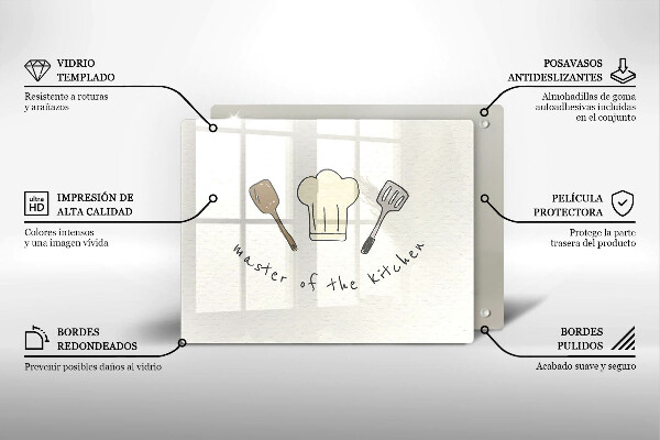 Deska za sporák Master of the kitchen