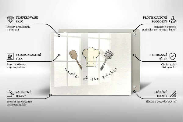 Deska za sporák Master of the kitchen