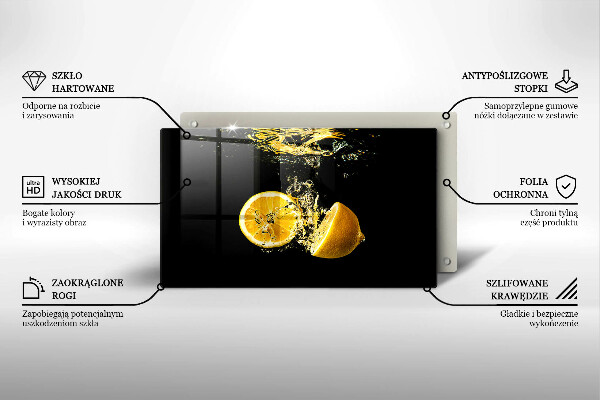 Kryt na varnou desku Šťavnaté citronové ovoce