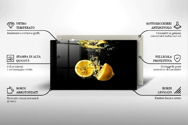 Kryt na varnou desku Šťavnaté citronové ovoce