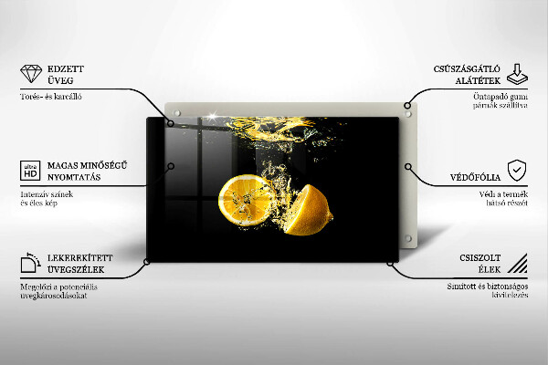 Kryt na varnou desku Šťavnaté citronové ovoce