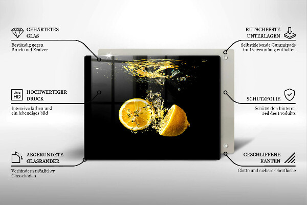 Kryt na varnou desku Šťavnaté citronové ovoce