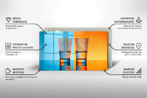 Deska za sporák Dvě sklenice vody