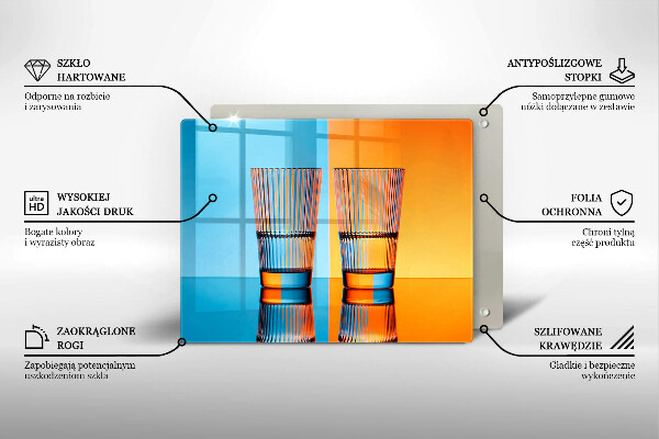 Deska za sporák Dvě sklenice vody