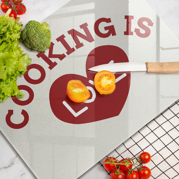 Deska za sporák Cooking is love