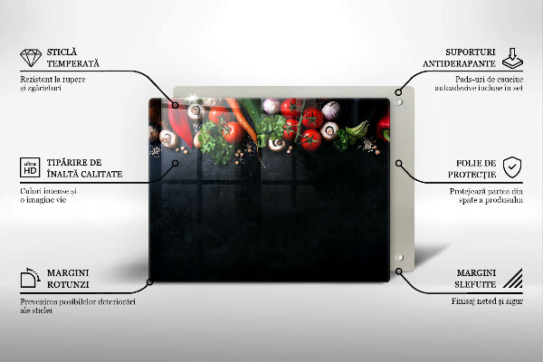 Deska za sporák Barevná zelenina