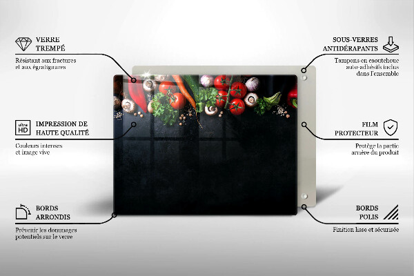 Deska za sporák Barevná zelenina