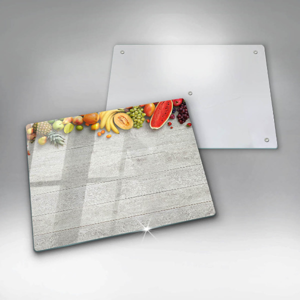 Sklo za sporák Ovoce na prknech