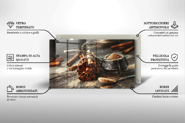 Sklo za sporák Vanilkové lusky