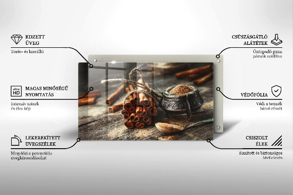 Sklo za sporák Vanilkové lusky