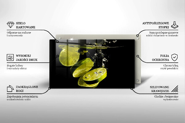 Sklo za sporák Limetky ve vodě