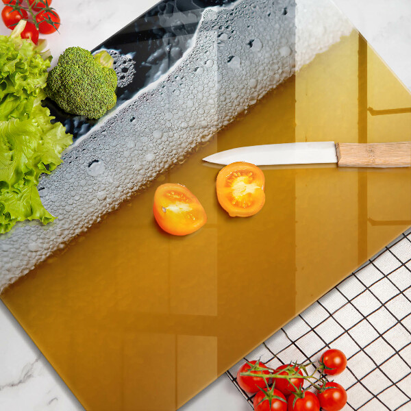 Sklo za sporák Pijte pivní pěnu