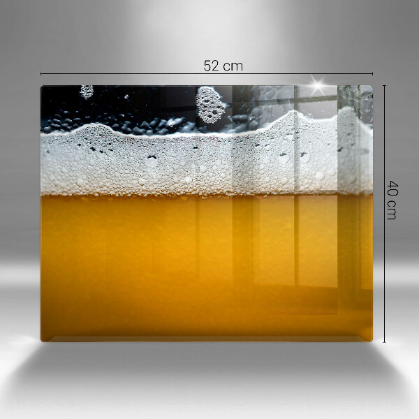 Sklo za sporák Pijte pivní pěnu