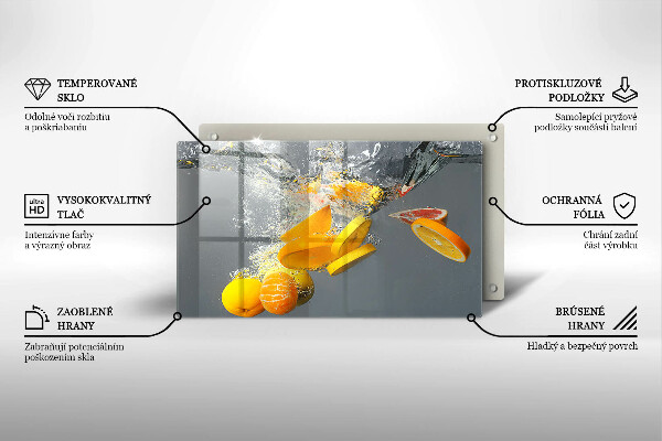 Sklo za sporák Citrony ve vodě