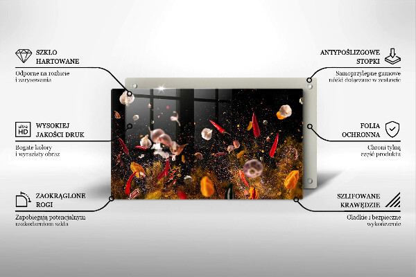 Sklo za sporák Pálivé koření
