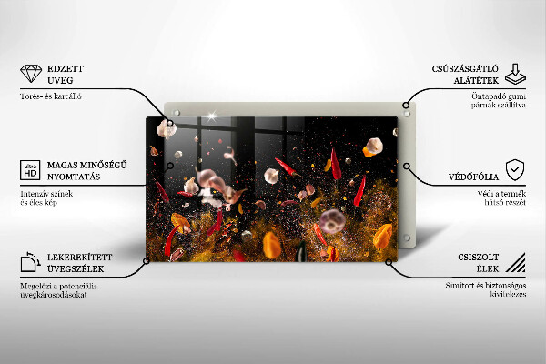 Sklo za sporák Pálivé koření