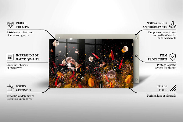 Sklo za sporák Pálivé koření