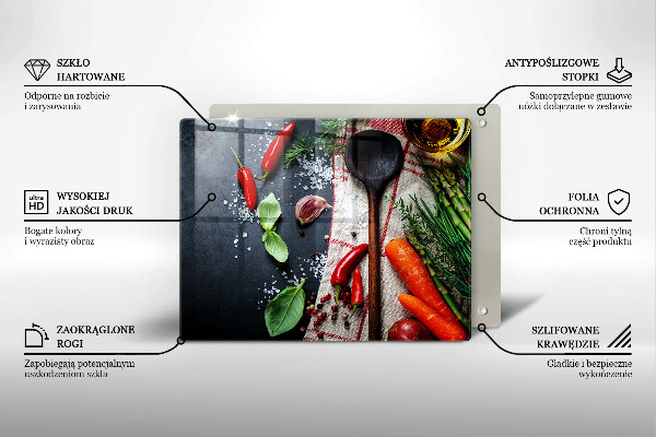 Kryt na varnou desku Kuchyňské jídlo