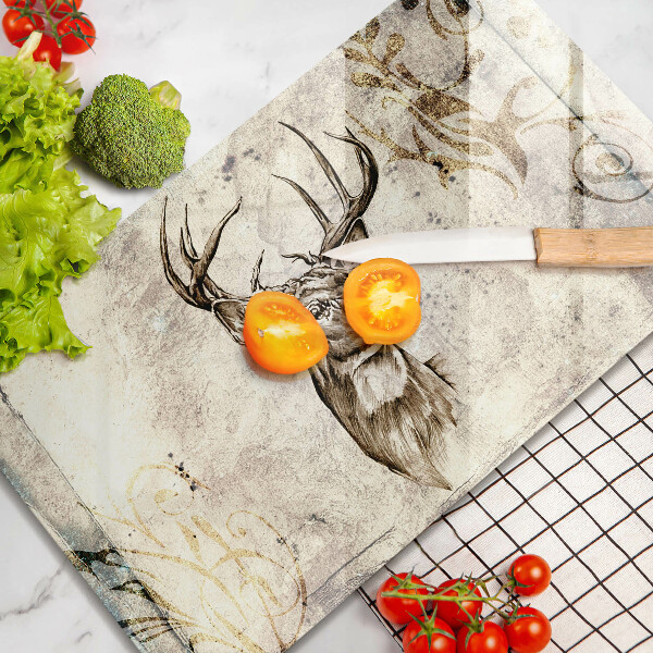 Kryt na varnou desku Ilustrace zvířat jelenů