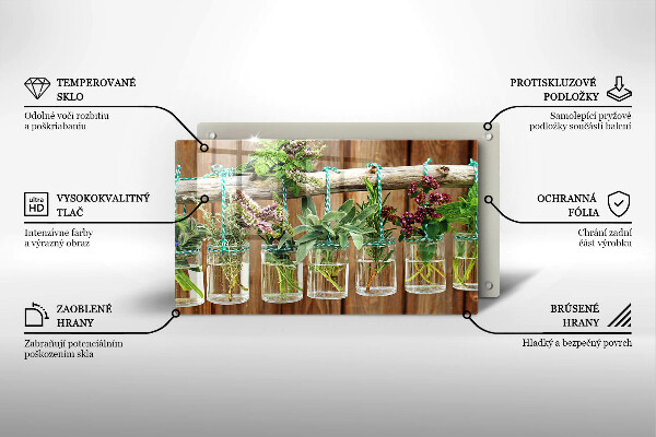 Kryt na varnou desku Byliny rostliny ročník