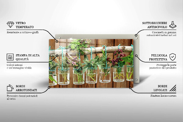Kryt na varnou desku Byliny rostliny ročník