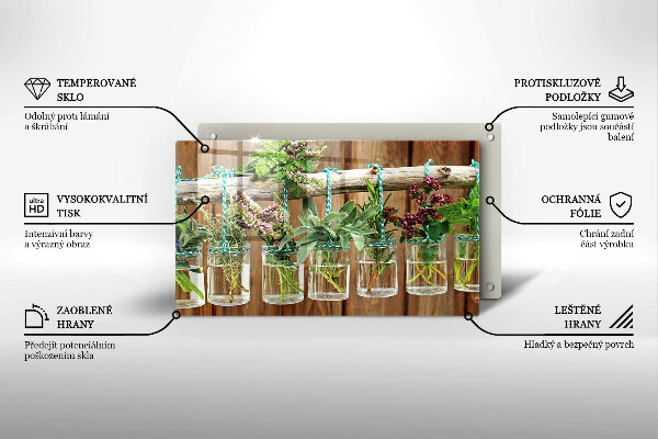Kryt na varnou desku Byliny rostliny ročník