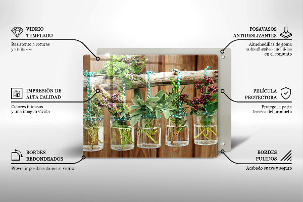 Kryt na varnou desku Byliny rostliny ročník