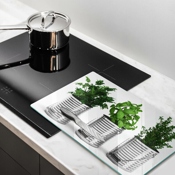 Kryt na varnou desku Květináče s bylinkami