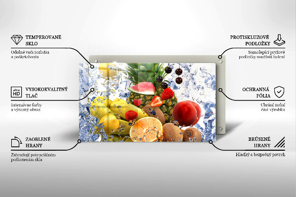 Kryt na varnou desku Šťavnaté ovoce a voda