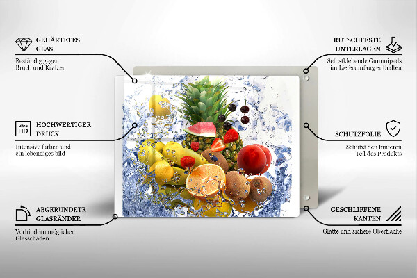 Kryt na varnou desku Šťavnaté ovoce a voda