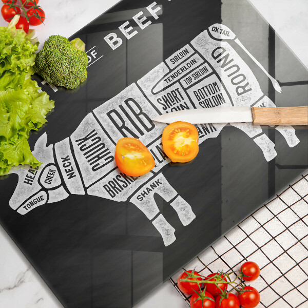 Sklo za sporák Kravské maso hovězí maso