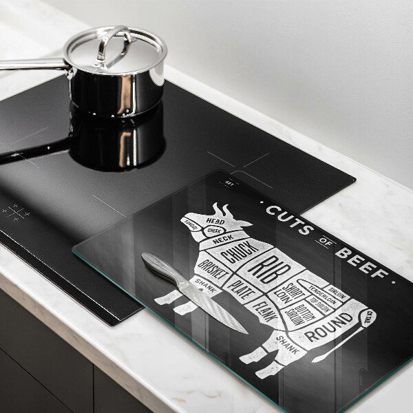 Sklo za sporák Kravské maso hovězí maso