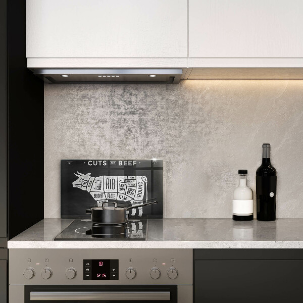 Sklo za sporák Kravské maso hovězí maso