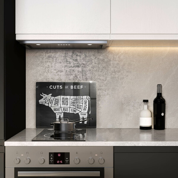 Sklo za sporák Kravské maso hovězí maso