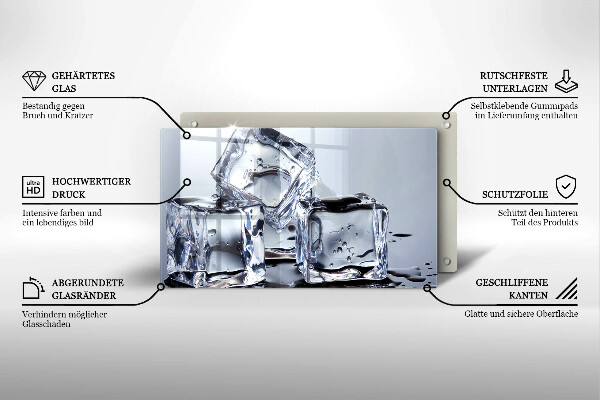 Kryt na varnou desku Ledové kostky